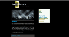 Desktop Screenshot of inwayrecords.com